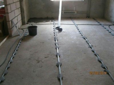 как выровнять бетонный пол в гараже