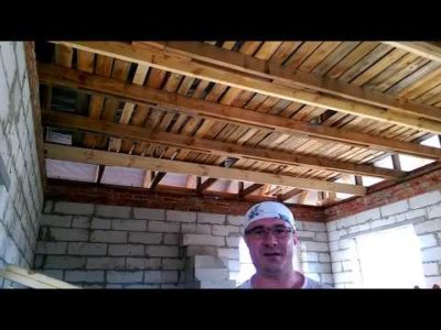 как сделать потолок в частном доме