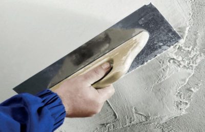 как шпаклевать бетонные стены