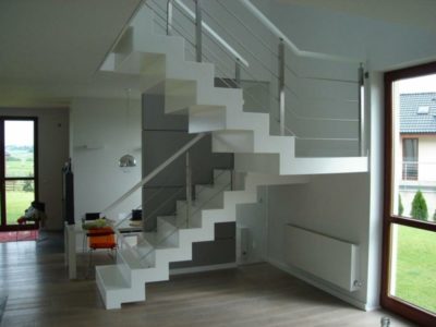 как сделать бетонную лестницу